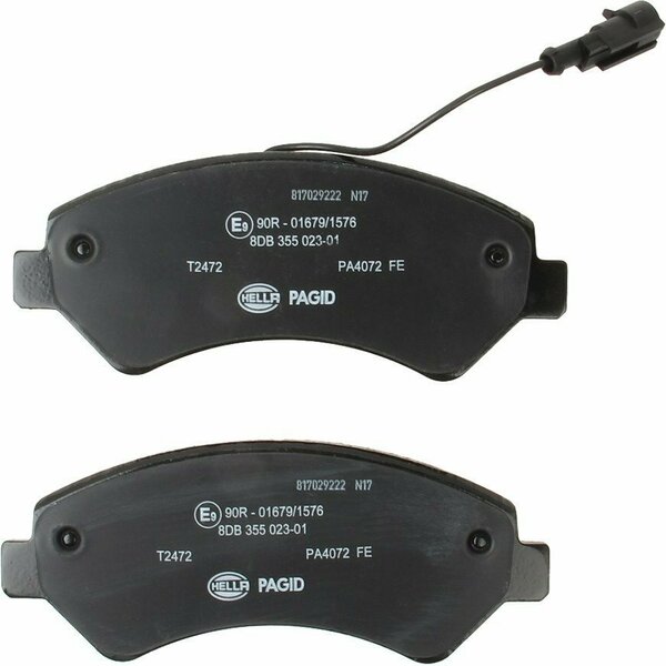 Pagid Brakes Ram Promaster 2500 16-14/Promaster 3500 Brake Pad Set-D, 355023011 355023011